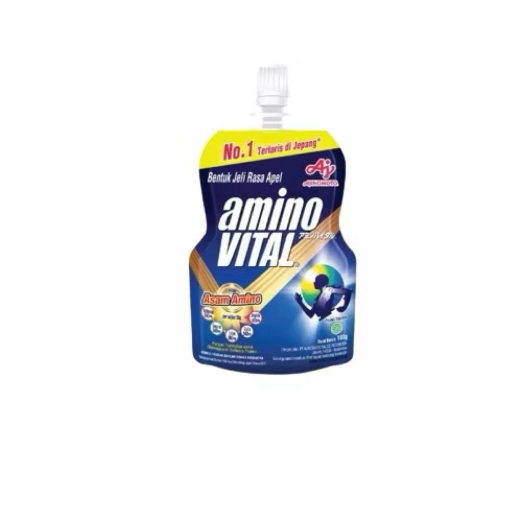 

aminoVITAL Jelly Apple Flavor 100 gram - BCAA Asam Amino Suplemen Running Gym Cycling