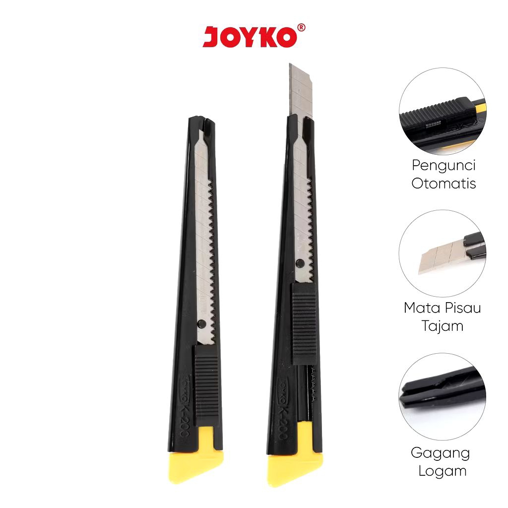 

Joyko K-200 | Cutter Small | Cutter Pemotong | Cutter Kecil Besi