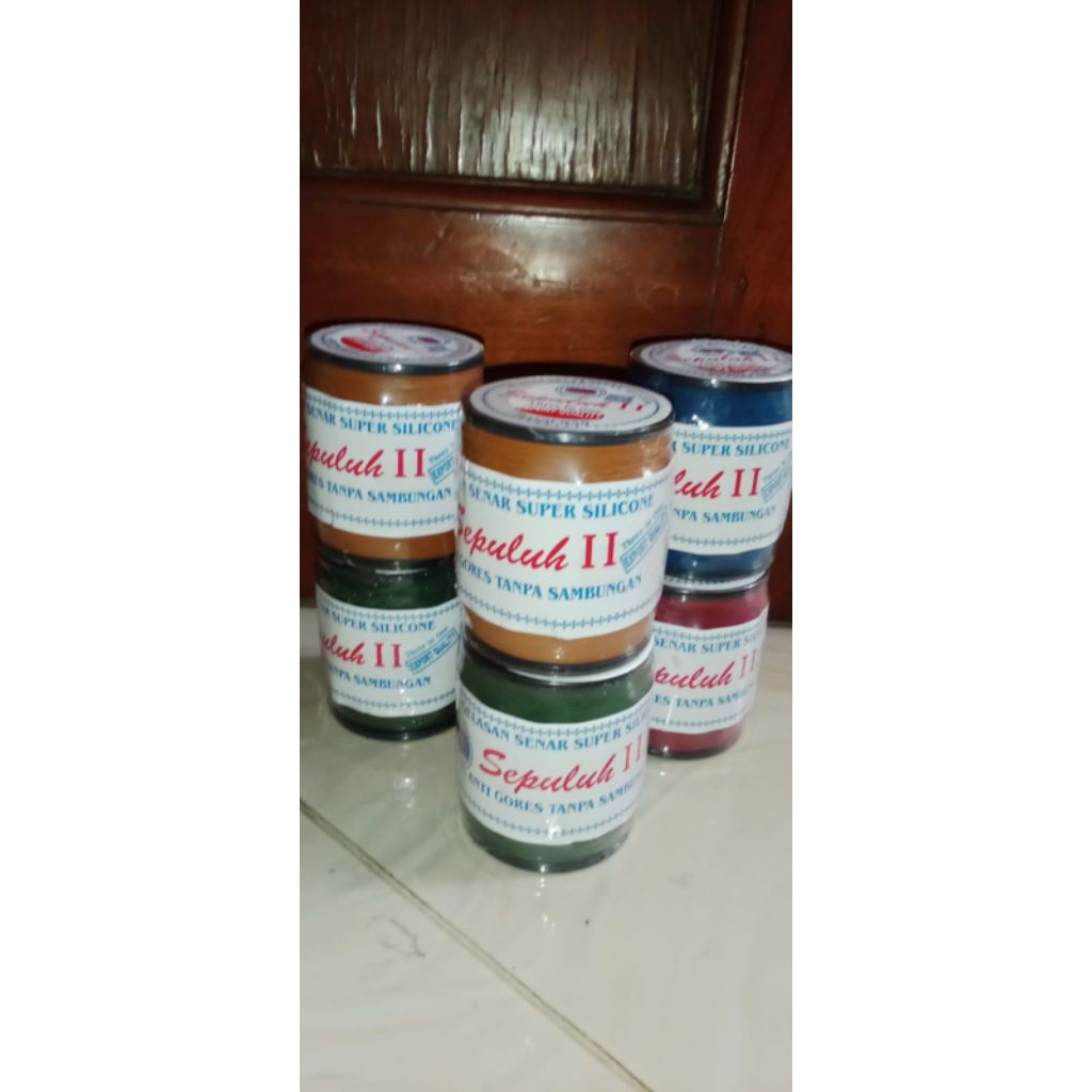 BENANG LAYANGAN GELASAN SUPER SILICON BERAT 130g" SEPULUH II"