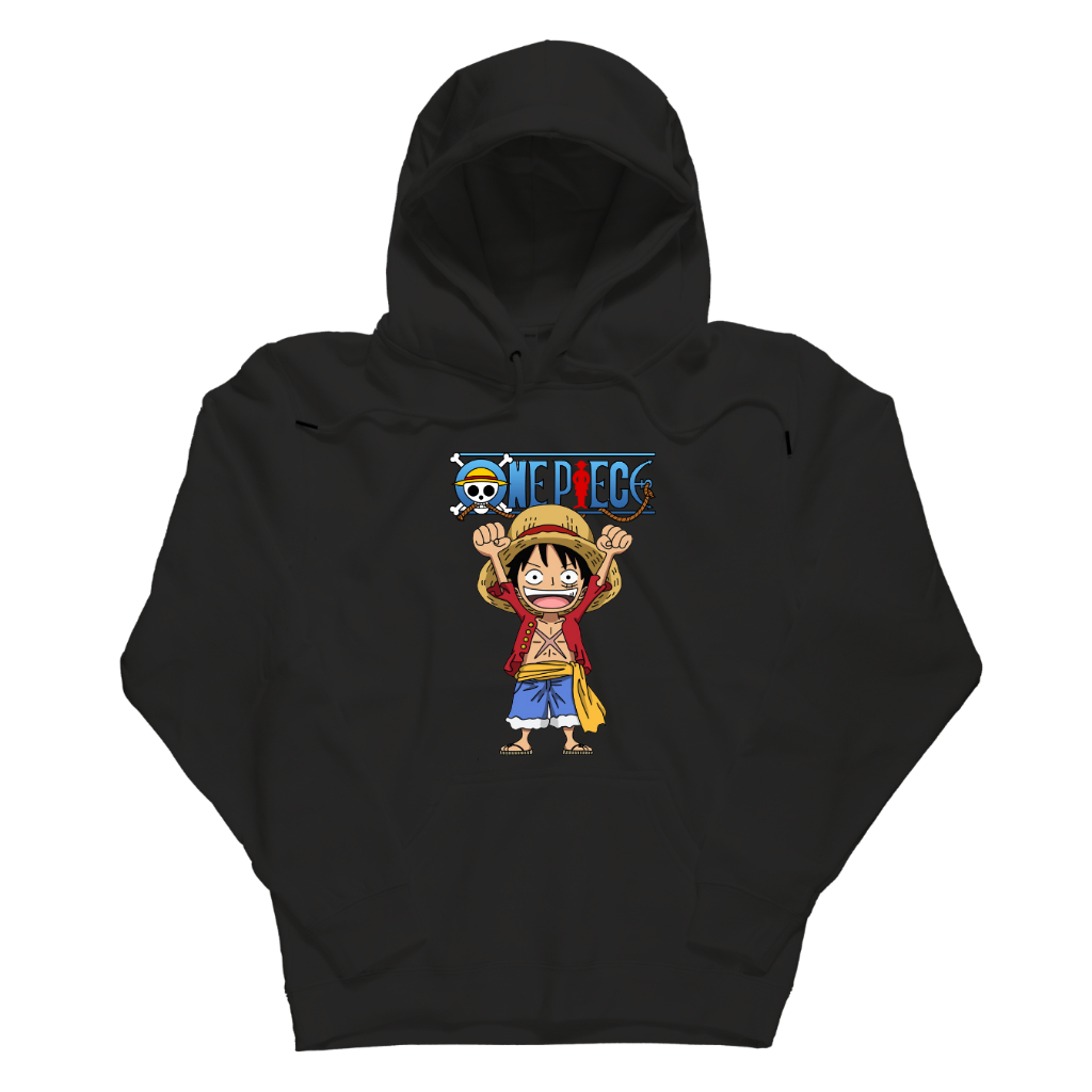Jaket Hoodie Anime One Piece Anak 1-10 tahun Unisex - mubaroqkids