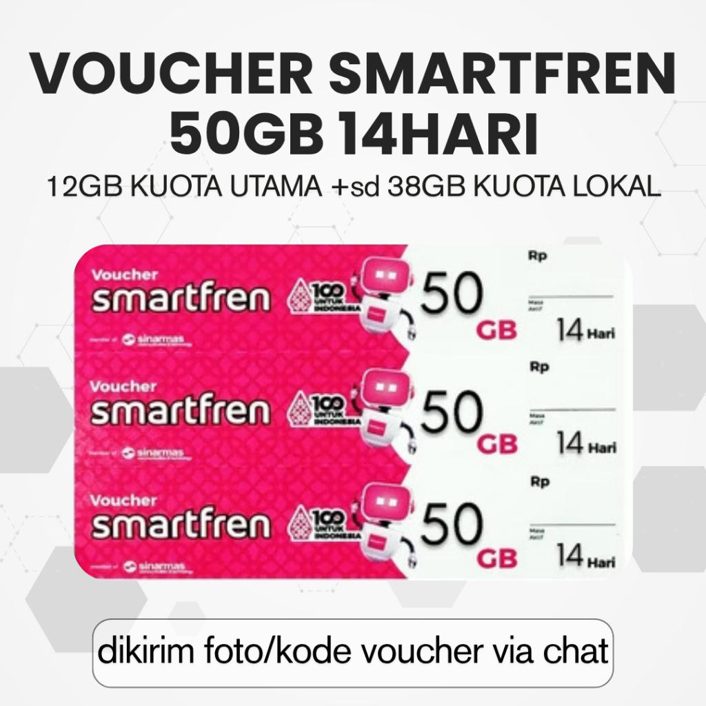 Voucher Smartfren 50GB 14Hari