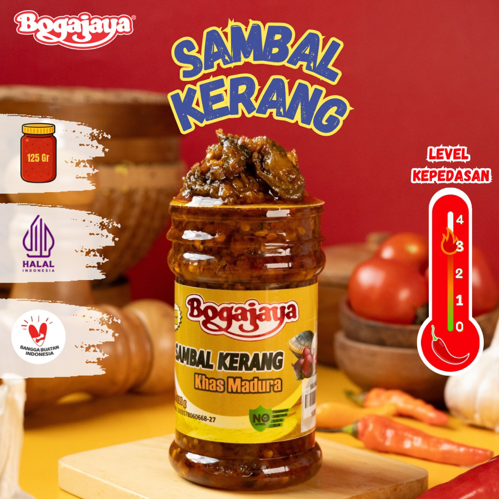 

BOGAJAYA Sambal KERANG 200Gr Siap Makan Oleh Oleh Surabaya