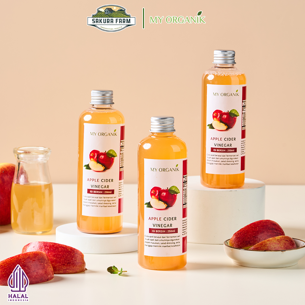 

My Organik Cuka Apel 250ml x3 Bundle 3 Pcs With Mother