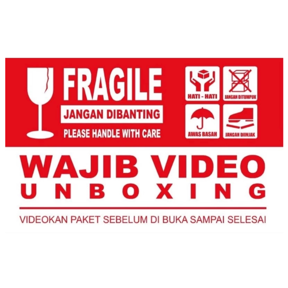 

STIKER WAJIB UNBOXING9 UKURAN 10 X 6.5 CM