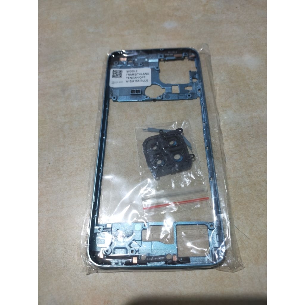 Bazel Tulang Tengah Oppo A15 A15S - Bezel Oppo A15 2020