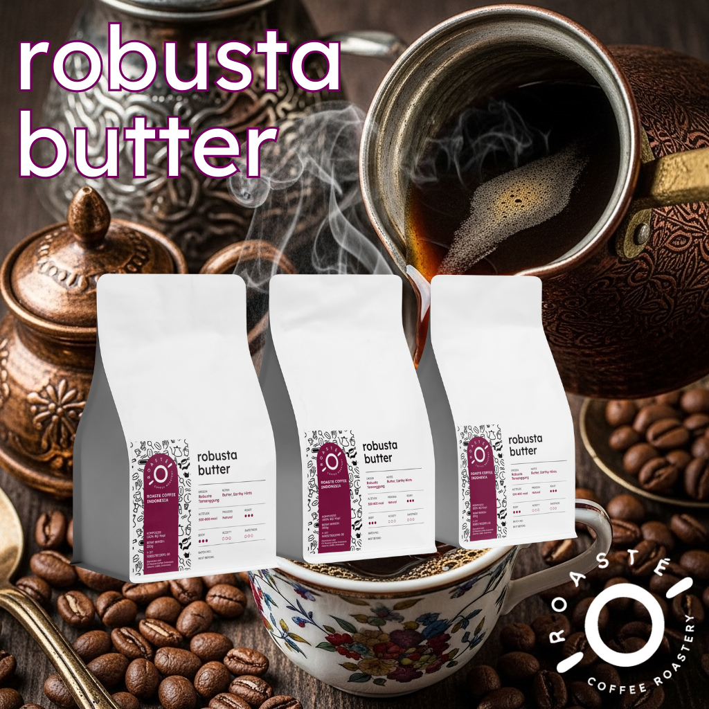 

Robusta Butter 1000gr - Kopi Coffee Robusta Temanggung Espresso Tubruk