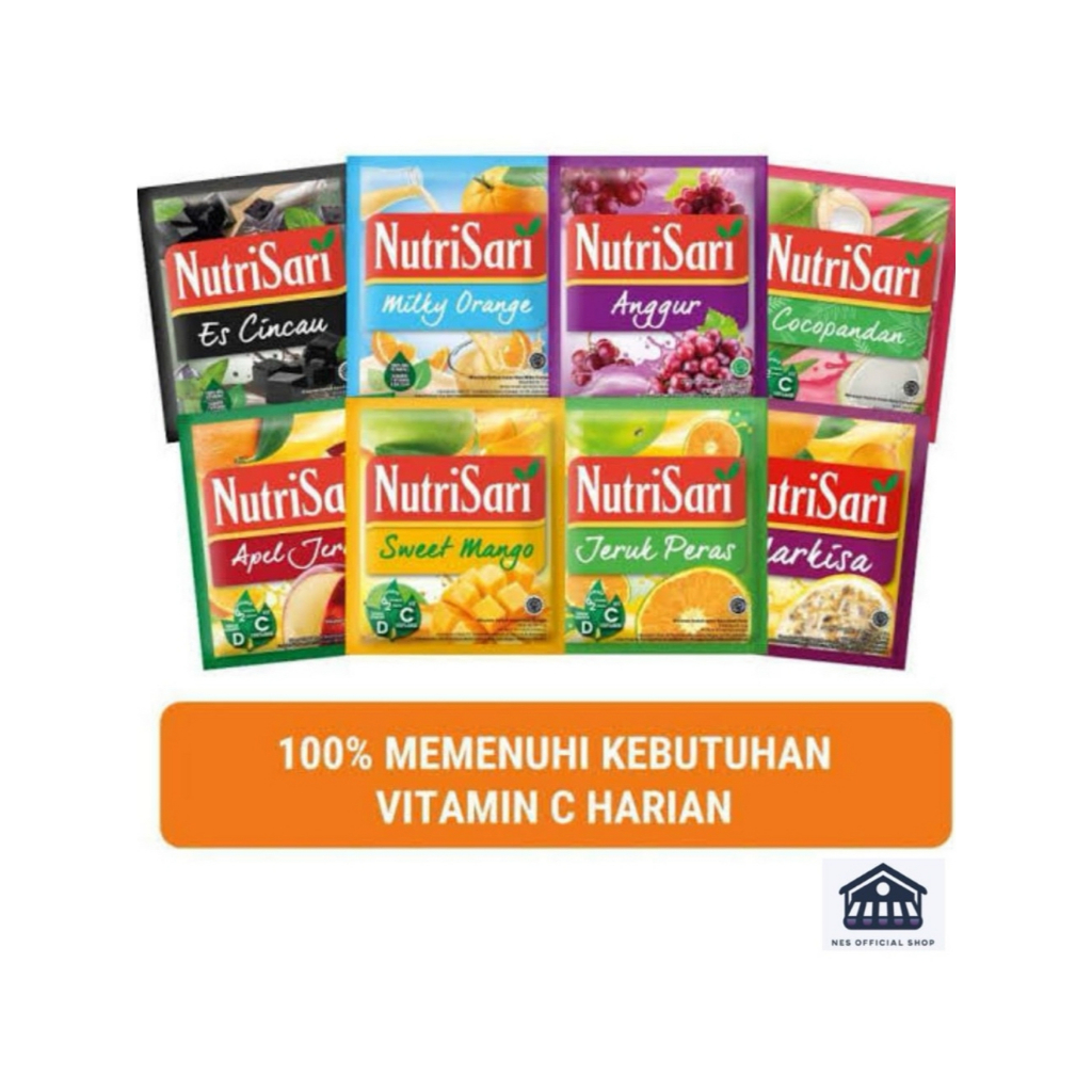 

Nutrisari 1 renceng isi 10 sachet