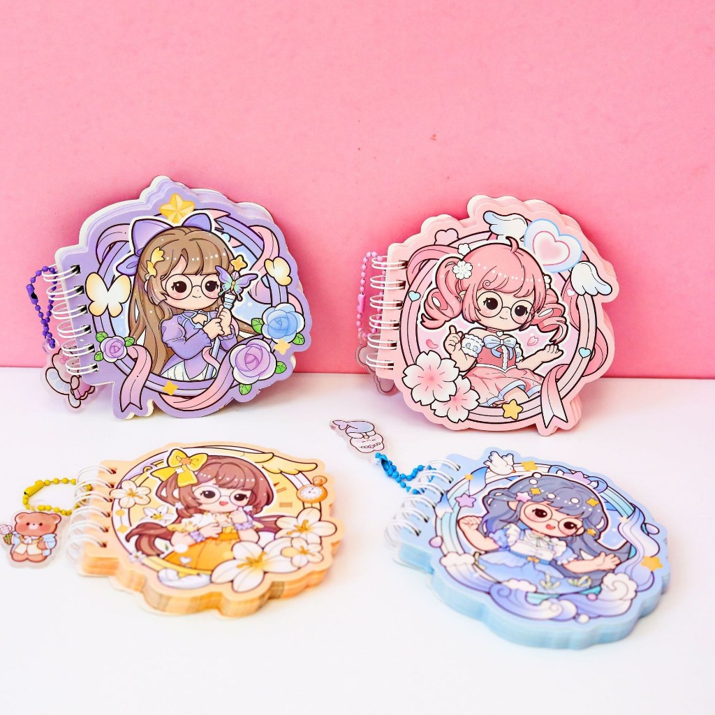 

Notebook Momo Isi 50 Lembar Buku Tulis Mini Karakter Lucu Notebook Aesthetic Murah