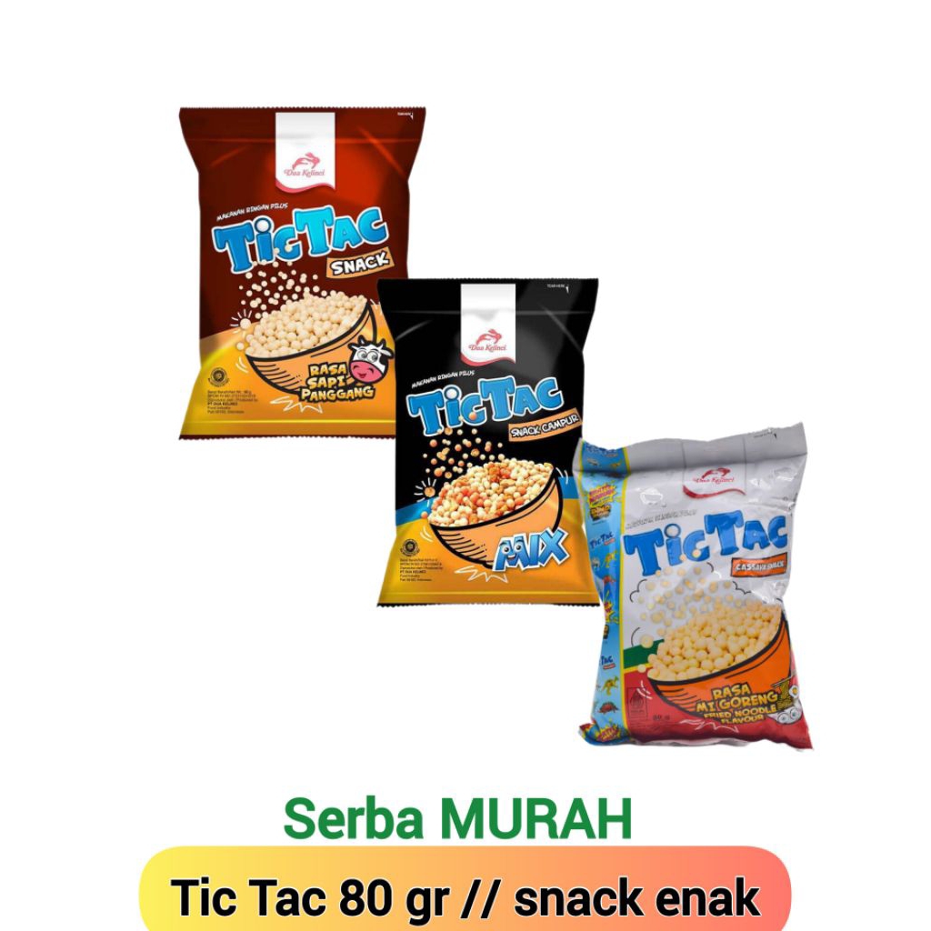 

TERMUARAH,‼️TIC TAC 80 gr