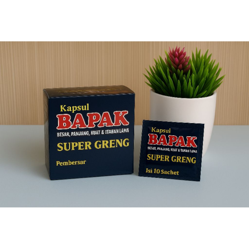 Kapsul Herbal Pria BAPAK Super Greng – Ramuan Tradisional Penunjang Stamina (20 Kapsul)