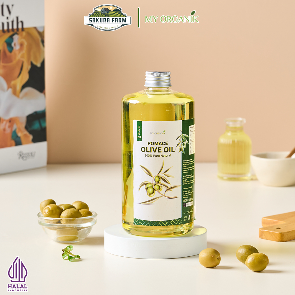 

My Organik Minyak Zaitun Pomace Olive Oil | Olive Oil Pomace 250ml 500ml