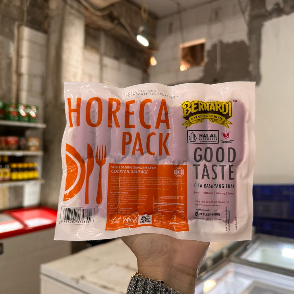 

BERNARDI HORECA PACK sosis cocktail merah 250g