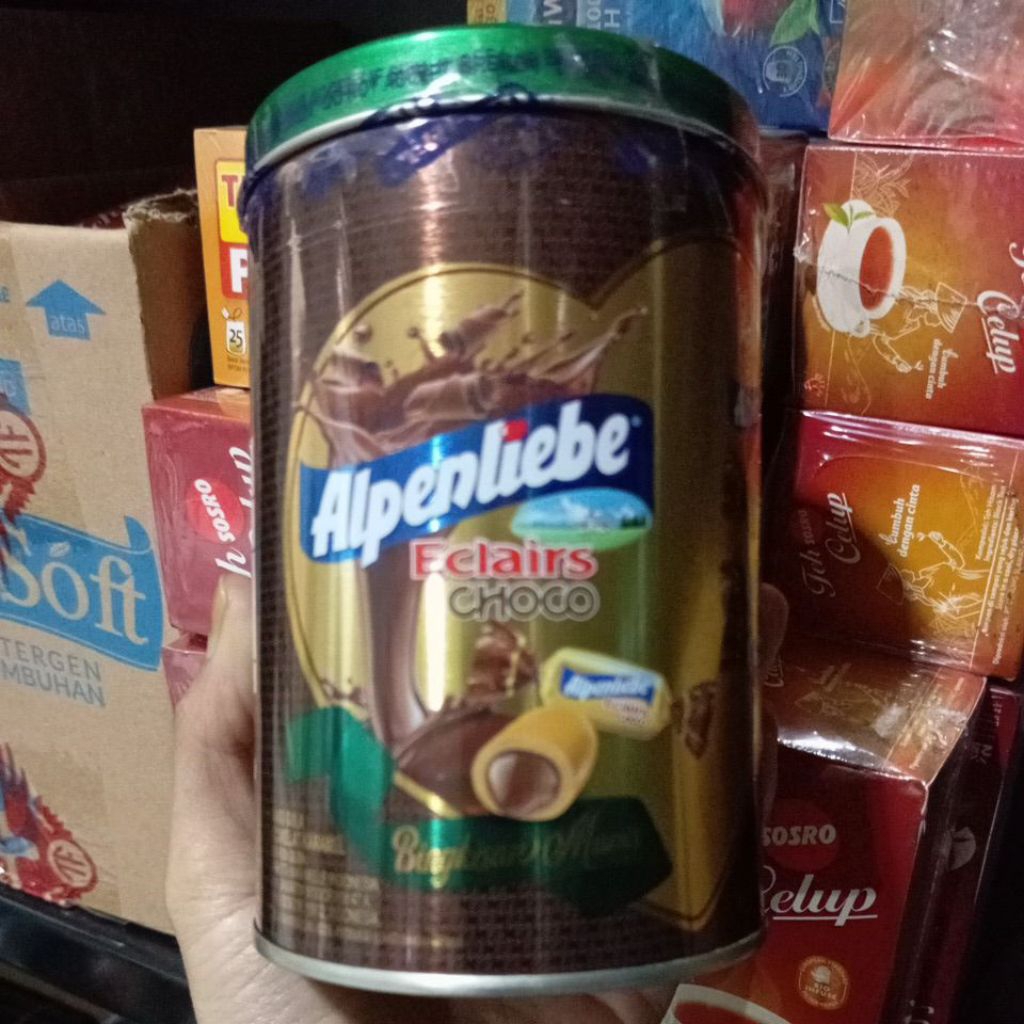 

Permen Alpenliebe eclairs 144gr kaleng - toples