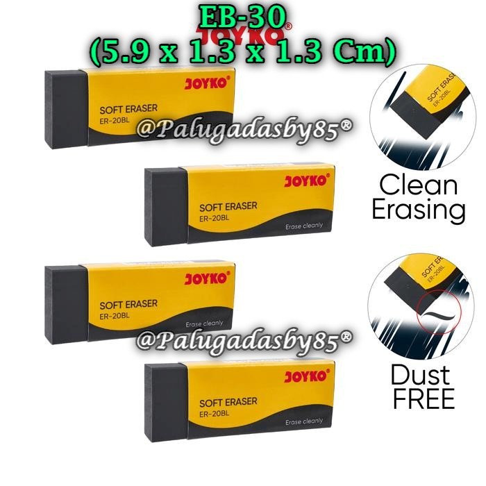 

(1 Biji) GROSIR Penghapus JOYKO EB-30 Hitam / JOYKO Eraser Penghapus EB-30 (1 Biji)