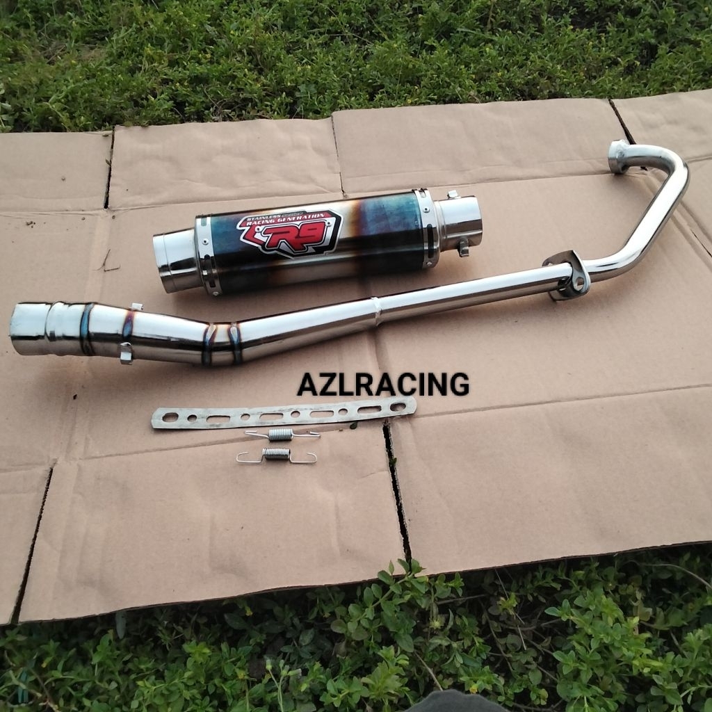 knalpot racing R9 Satria Fu 150 Jupiter MX new 135 Jupiter old
