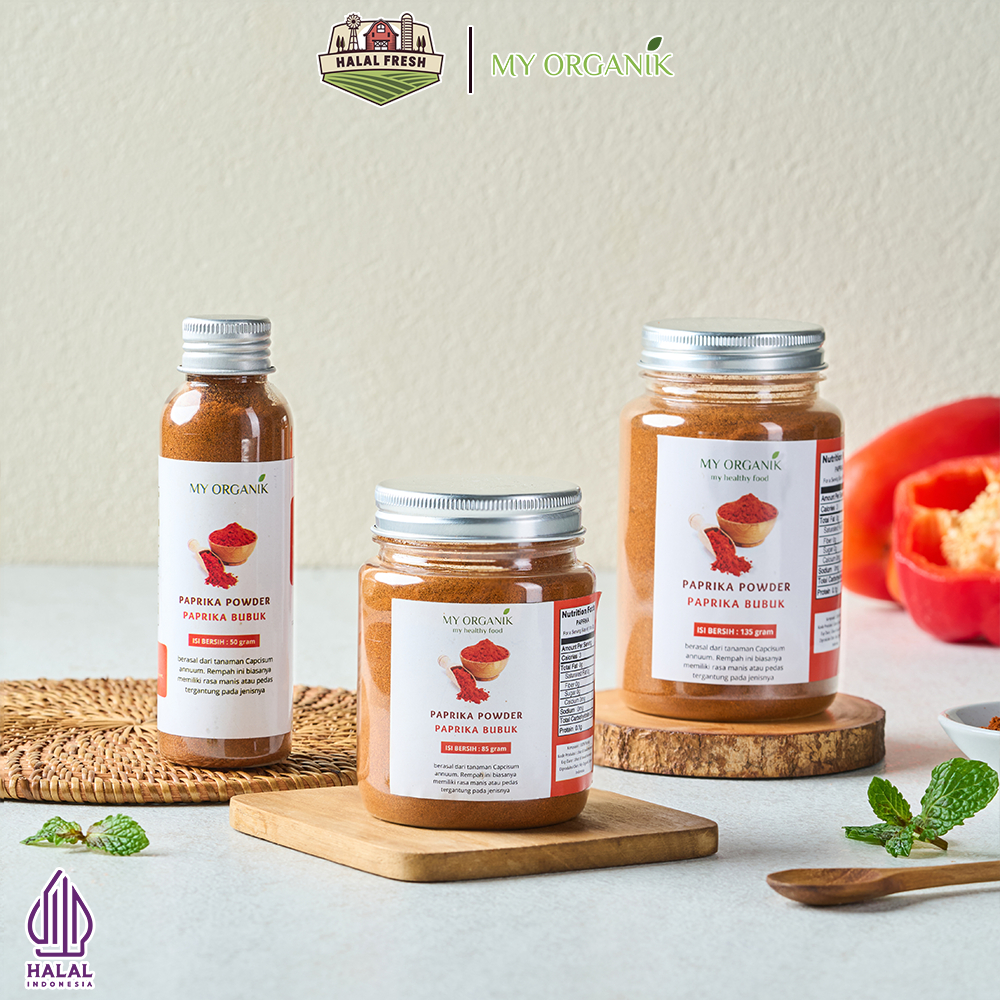 

My Organik Red Paprika Powder Paprika Merah Bubuk Murni Tanpa Campuran