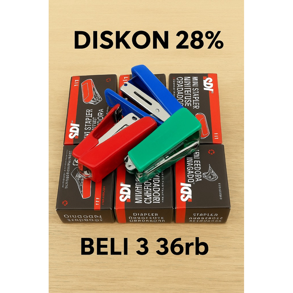 

SDI Mini Stapler Isi 3