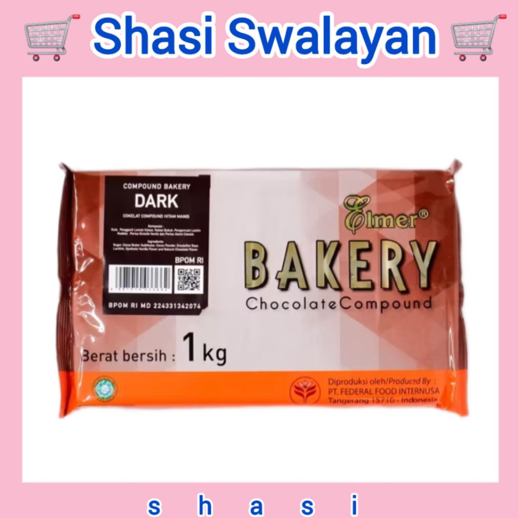

ELMER BAKERY Chocolate Compound 1 KG - Coklat Batang