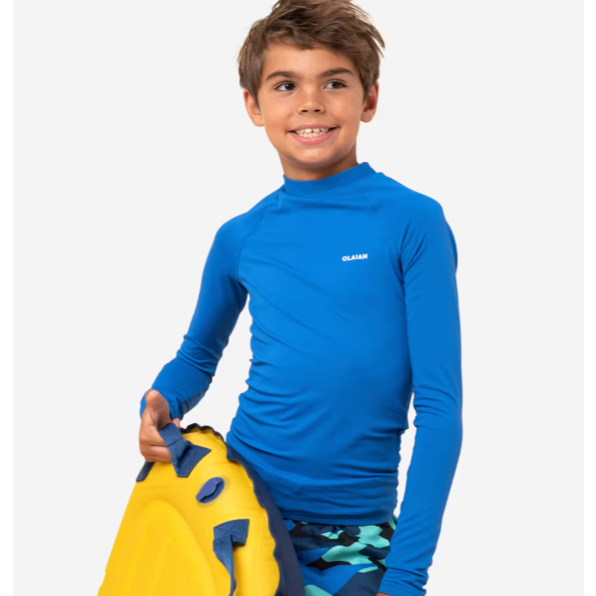 OLAIAN 100 Kaos Lengan Panjang Surfing Bodyboarding Anak Quick Dry