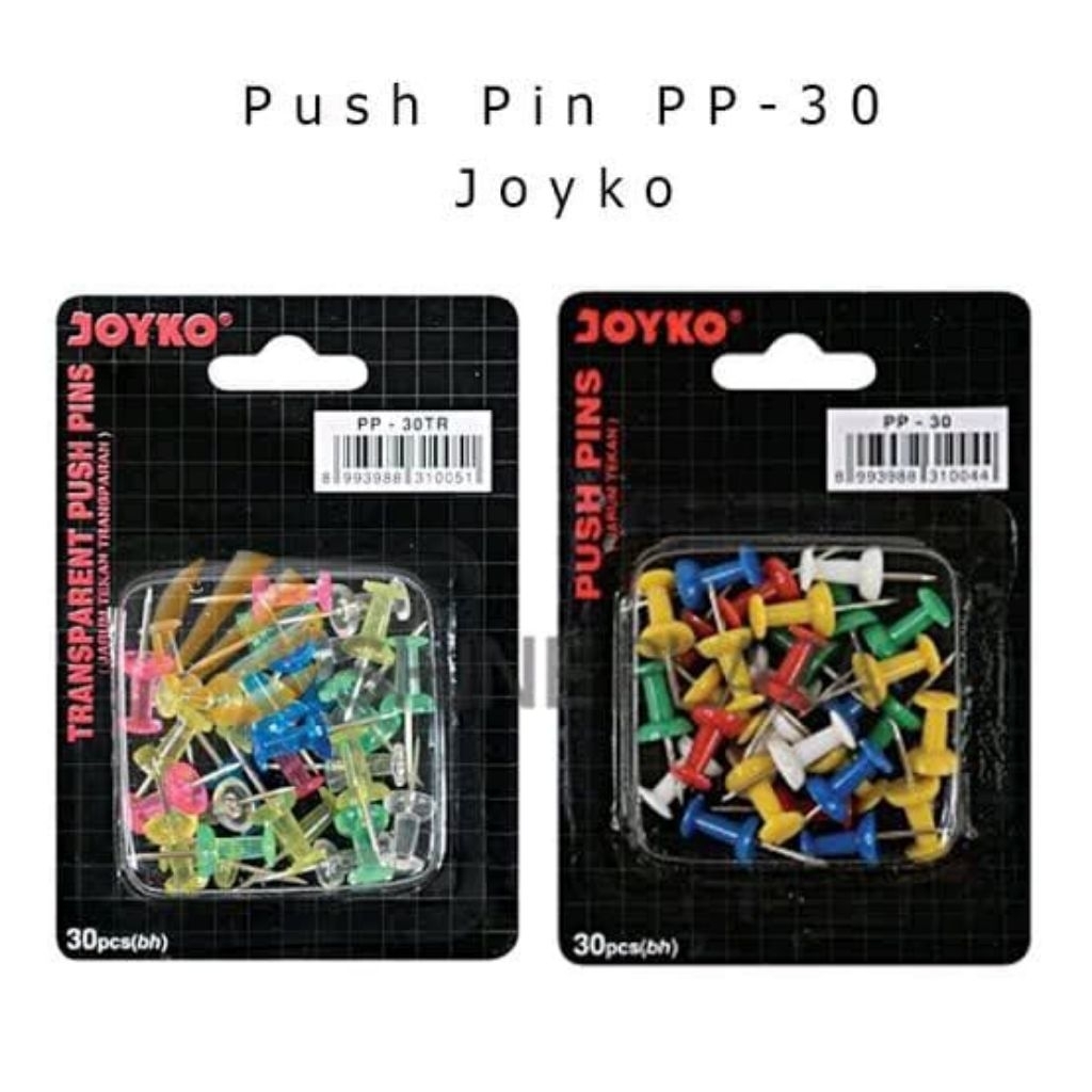 

JOYKO PP30 PP30TR PUSH PIN PAKU TUSUK STEREOFOAM STYROFOAM PAKU PINES
