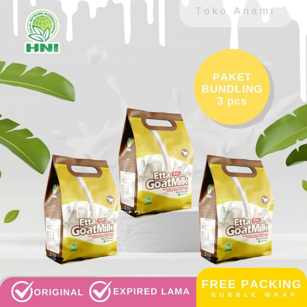 

Bundling 3 pcs Etta Goat Milk Gula Aren Susu Kambing Etawa