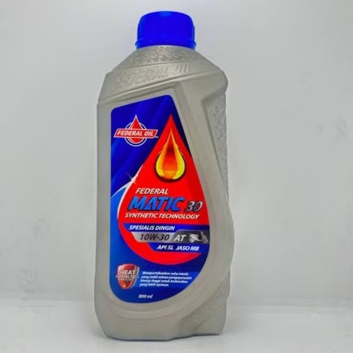 Oli Mesin Motor Federal Matic Silver 800 ML Oli Ultratec Federal Matic 0,8L Oli Mesin Federal