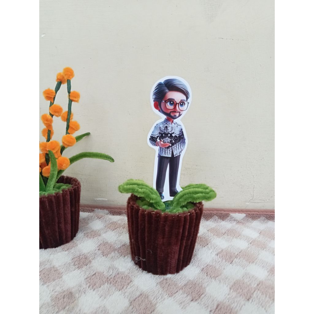 topper hari guru/ piala hari guru/ hampers hari guru/ bunga hari guru / topper bunga hari guru / top