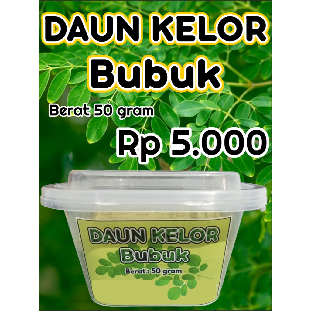 

Daun Kelor Bubuk 50 Gram – Herbal Alami – Superfood Sehat untuk Minuman & Masakan