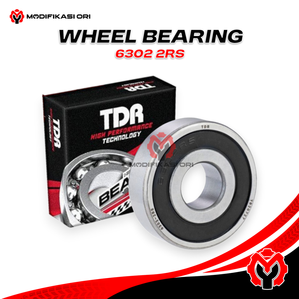 Laher Velg CBR Bearing TDR Racing 6302 2RS Wheel Bearing CB150 Megapro GL Pro Max