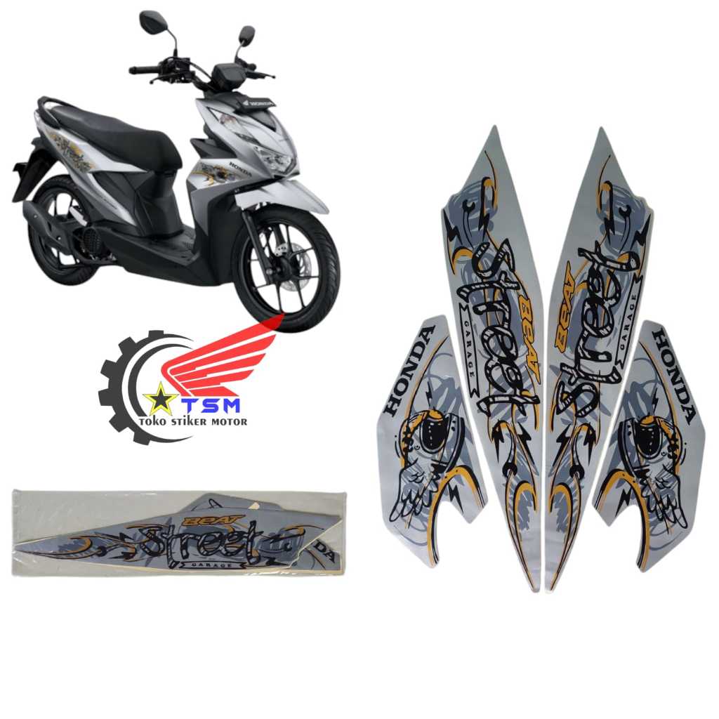 STIKER STRIPING STANDART HONDA BEAT STREET 2022 | STIKER STRIPING BODY HONDA BEAT STREET 2022 | ORIG
