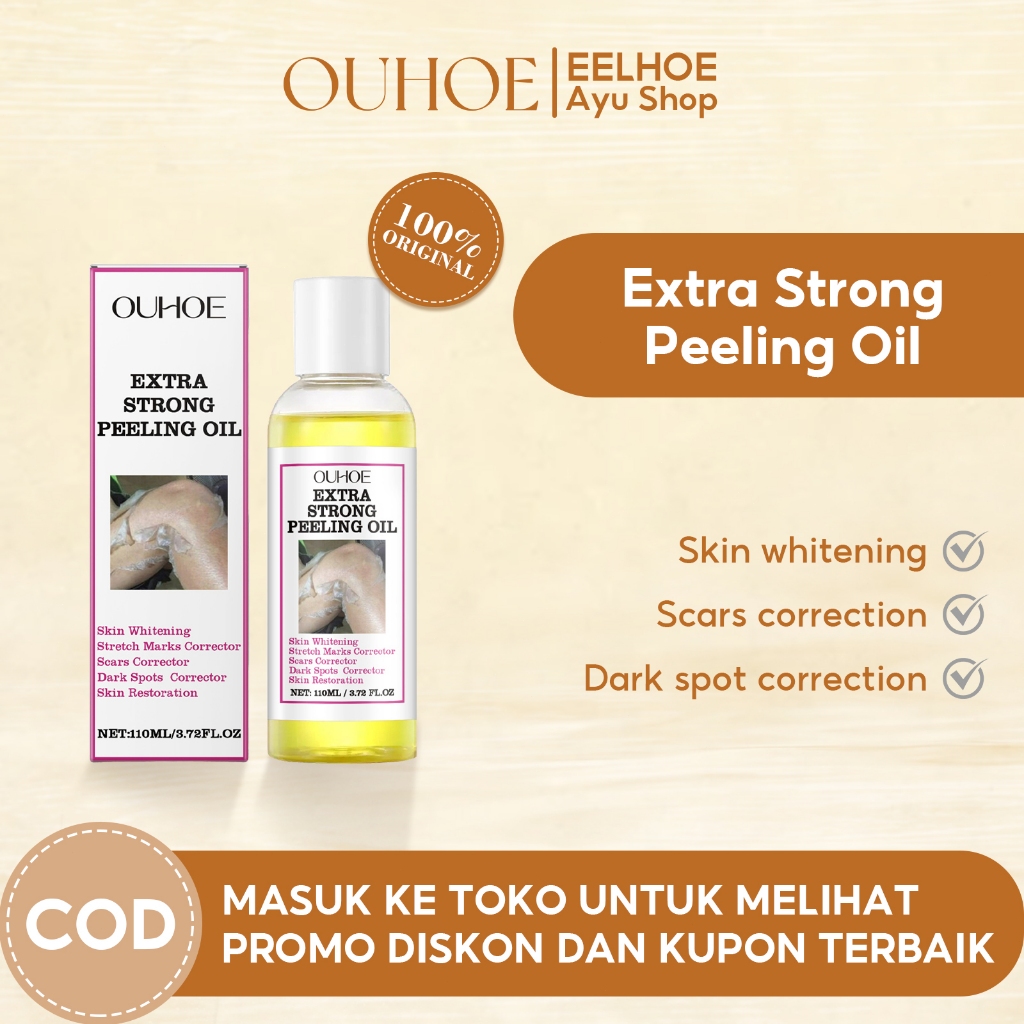 OUHOE Extra Strong Peeling Oil 110ml Body Peeling Oil Body Peeling Pengelupasan Peeling Body Oil