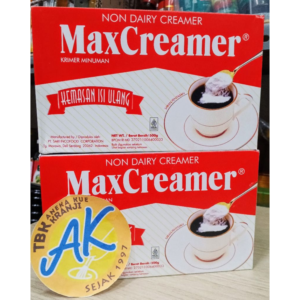 

Max Creamer 500gram krimer max creamer