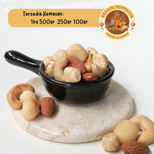 

Mix nuts seed almond , pumpkin seed , sunflower seed , cashew / trail mix neo ood / snack food cemilan makanan kering