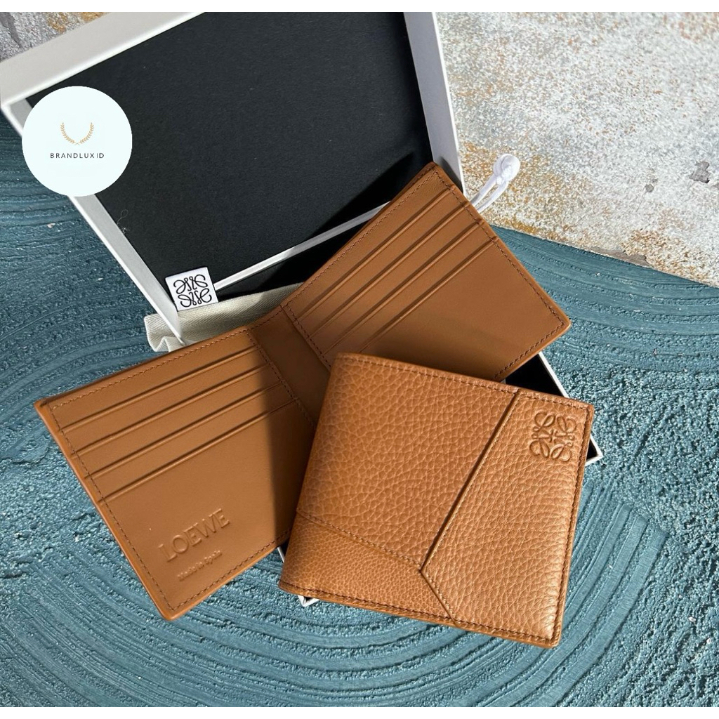 Loewe Puzzle Edge Bifold Wallet Light Canyon