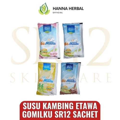 

Hanna herbal official - Gomilku Sachet SR12 Susu Kambing Etawa Isi 40pcs