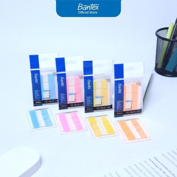 

Bantex Penanda Halaman / Index Tab Plastik Multi Color 38x18 mm BH9031