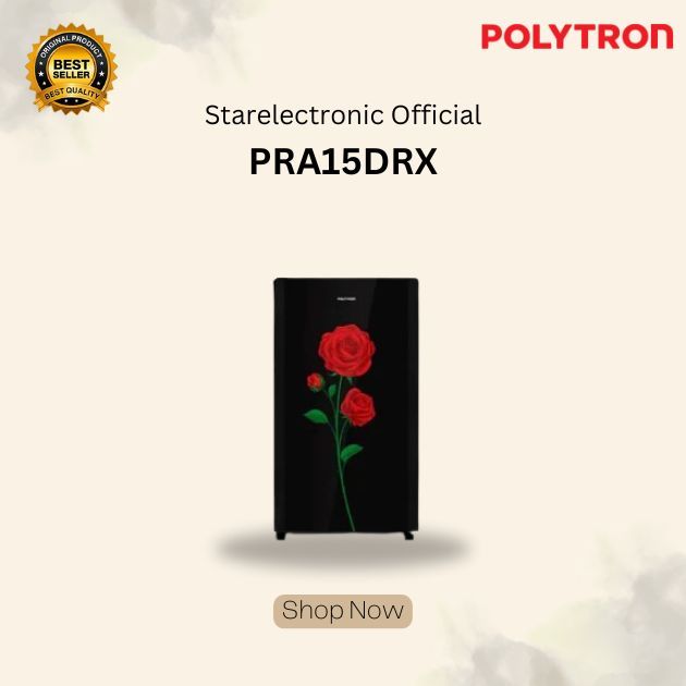 POLYTRON KULKAS PRA15DRX 1 PINTU/POLYTRON LEMARI ES LOW WATT PRA 15DRX/PRA-15DRX/PRA 15 DRX
