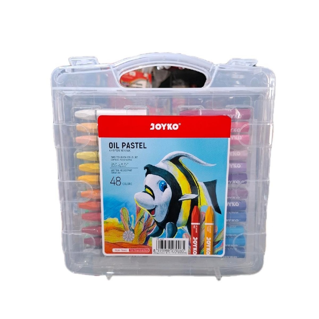 

Crayon joyko 48 warna oil pastel non toxic
