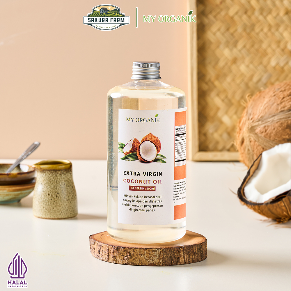 

My Organik Virgin Coconut Oil Minyak Kelapa VCO 100% EXTRA VIRGIN COCONUT OIL 500ml