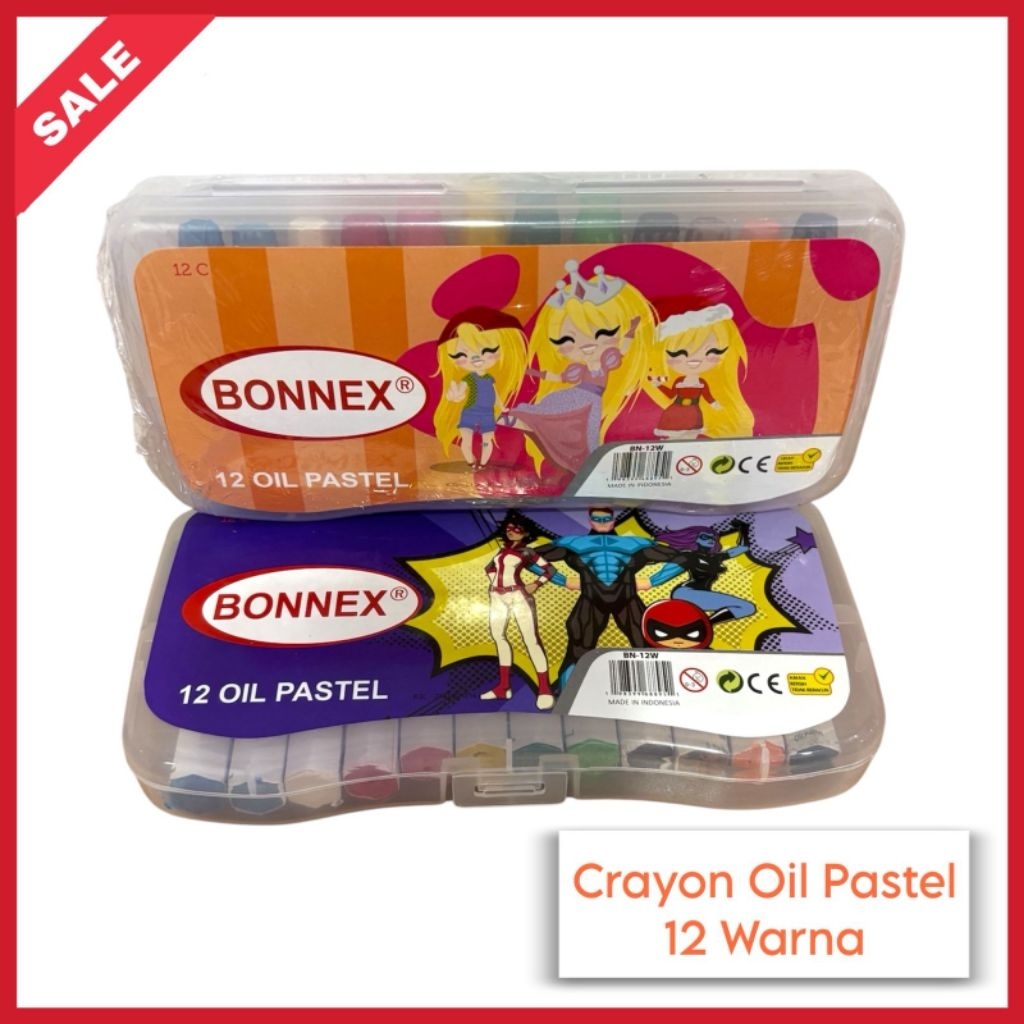

CRAYON / KRAYON / OIL PASTEL 12 WARNA MURAH