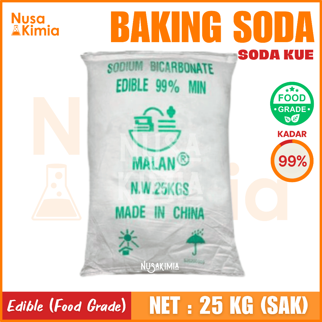 

Baking Soda 25 KG - Sodium Bicarbonate Food Grade - Soda Kue