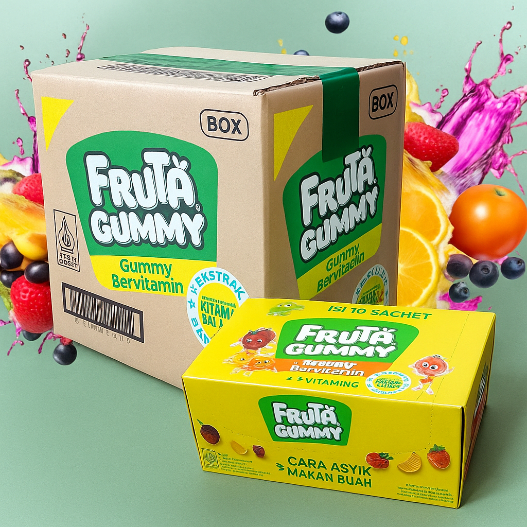 

FRUTA GUMMY 25GR 1 KARTON(6 BOX SET)