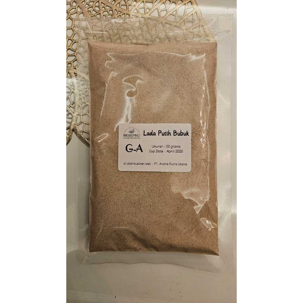 

NiResepku Lada Putih/ Merica Bubuk (White Pepper Powder) "GRADE A