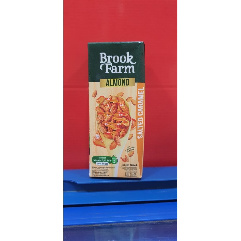 

Brook Farm Almond Milk Low Sugar 200ml ( From California Almond )