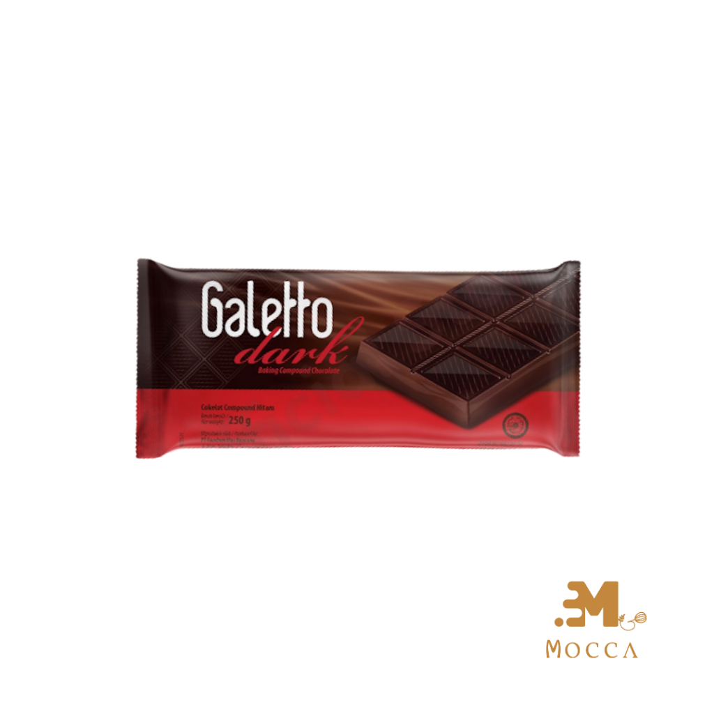 

GALETTO COMPOUND DARK 250GR/ COKLAT BATANG GALETTO