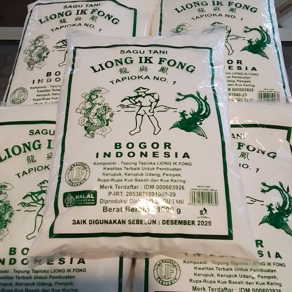 

Liong Ik Fong Sagu Tani Tepung Tapioka 1kg