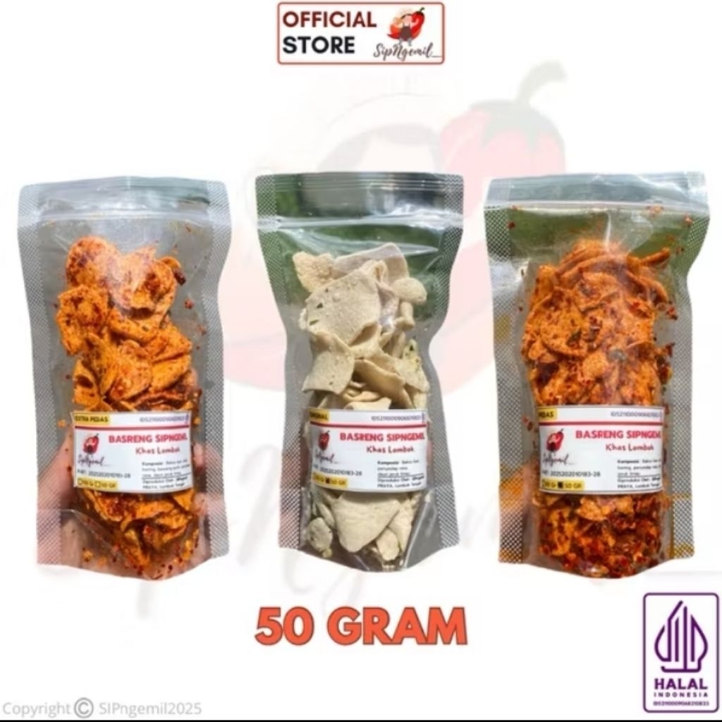 

Basreng SIPngemil kemasan 50gr