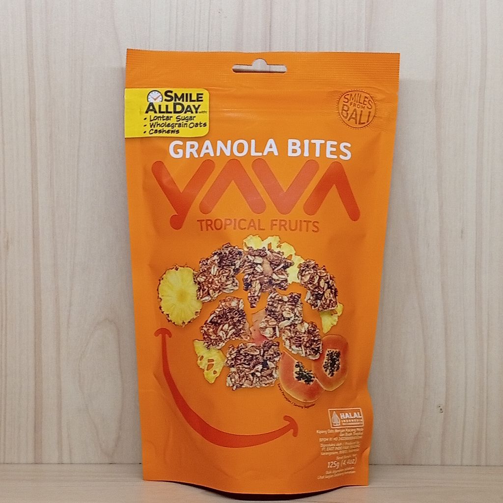 

Granola Bites Tropical Fruits By Yava 125gr