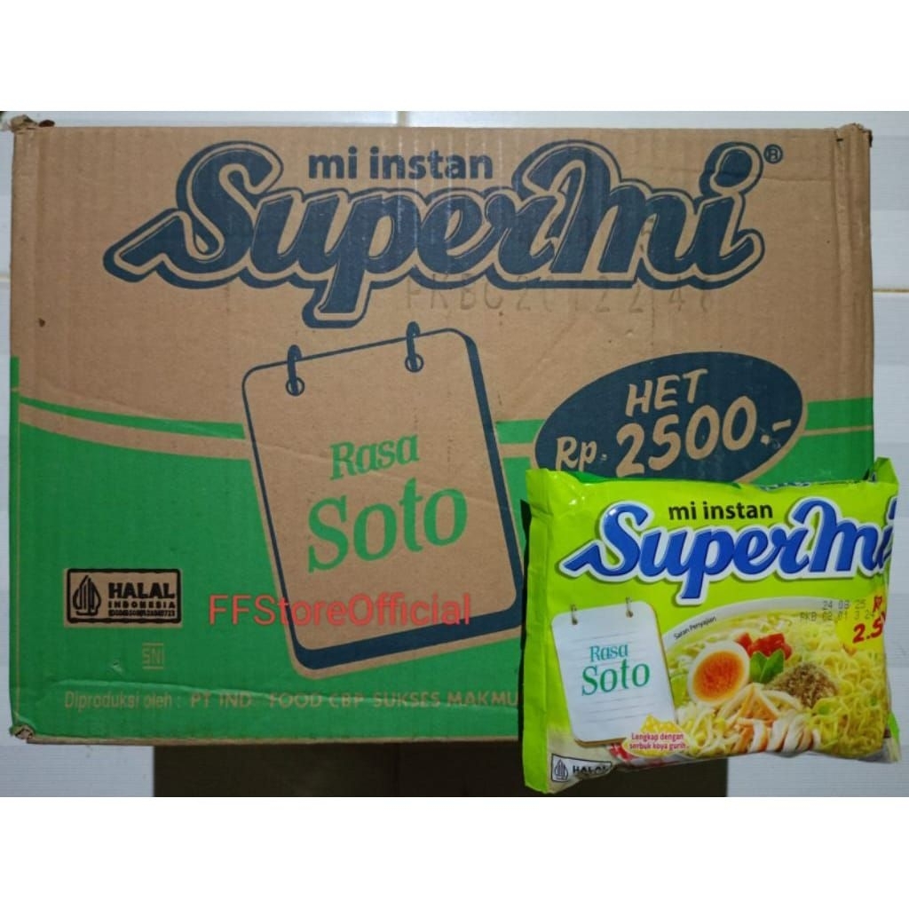 

SUPERMI RASA SOTO 1 DUS 40 PCS