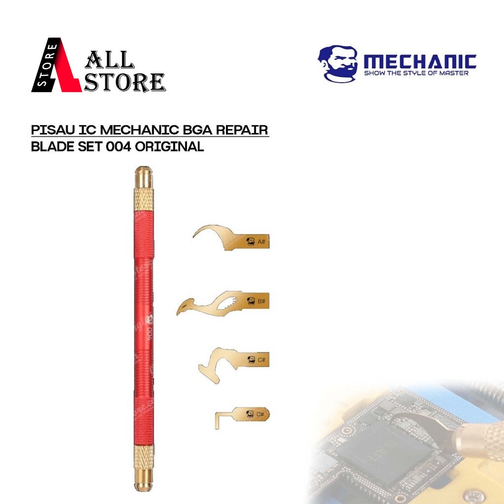 

PISAU IC MECHANIC BGA REPAIR BLADE SET 004 ORIGINAL - PISAU PERBAIKAN IC - PISAU IC PRESISI ORIGINAL